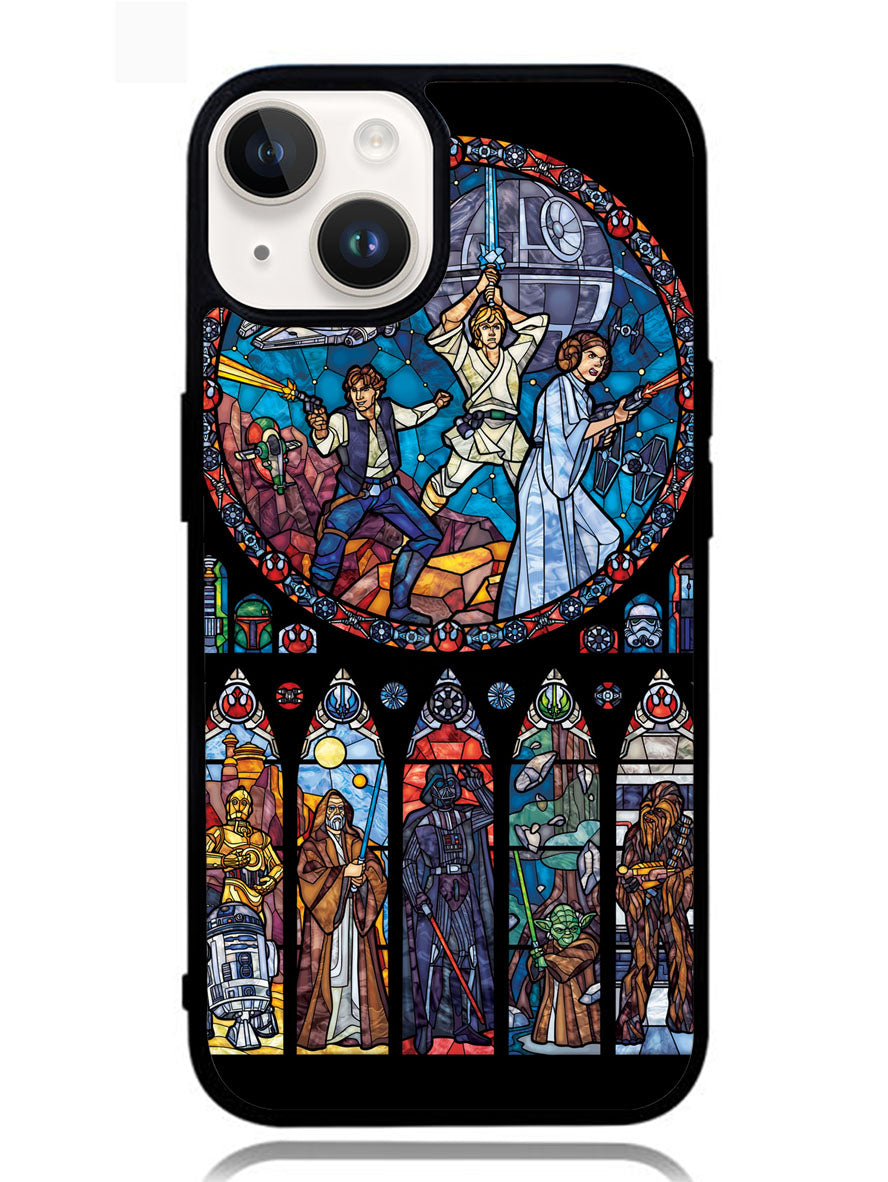 Star Wars Stained Glass iPhone 14 Plus Case