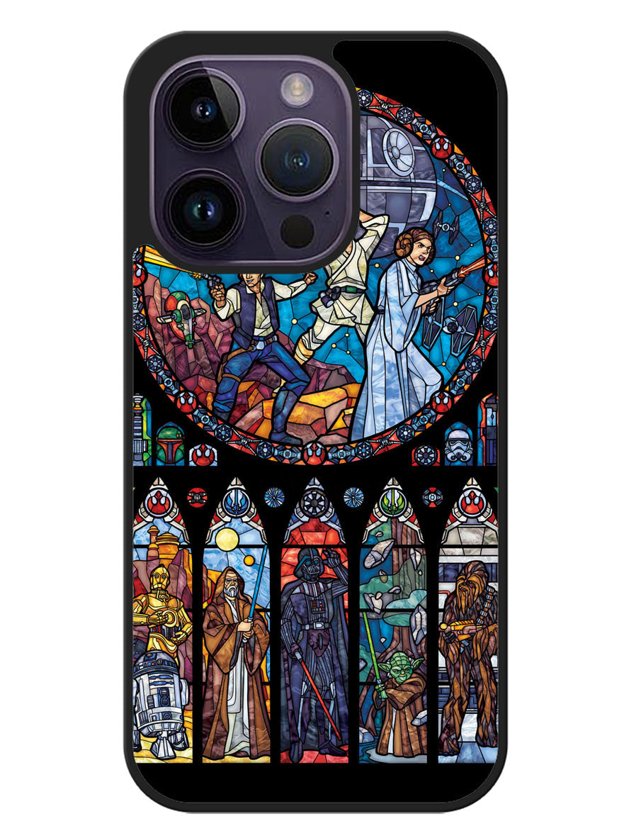 Star Wars Stained Glass iPhone 14 Pro Max Case OV1849