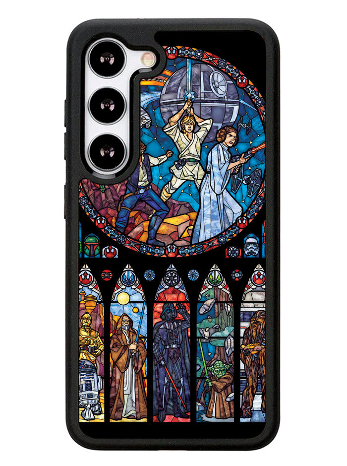 Star Wars Stained Glass Samsung Galaxy S23 Plus 5G / Samsung Galaxy S23+ 5G Case