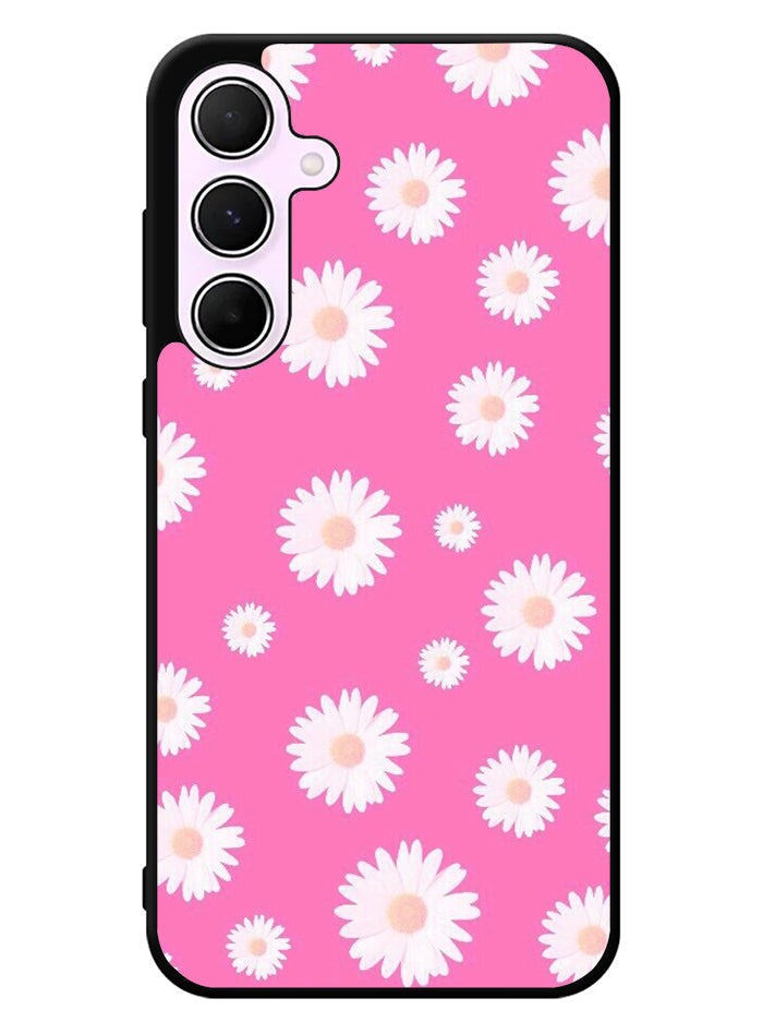 Pink Daisy Samsung Galaxy A35 5G Case