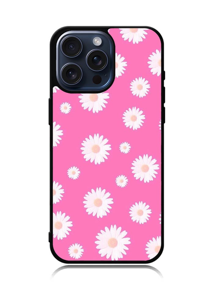 Pink Daisy iPhone 15 Pro Case OV1850