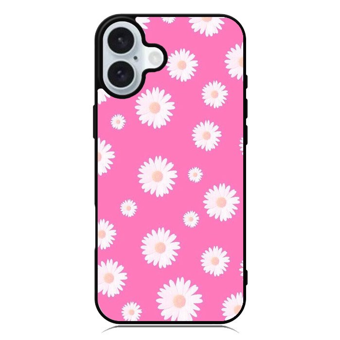 Pink Daisy iPhone 16 Case