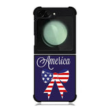 Military Patriotic America Samsung Galaxy Z Flip 6 5G 2024 Case OV1860