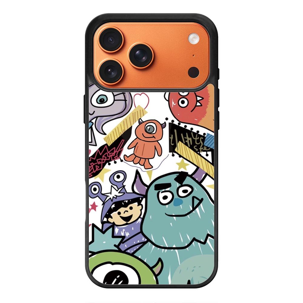 Monster Inc Characters iPhone 17 Pro Case QC10775