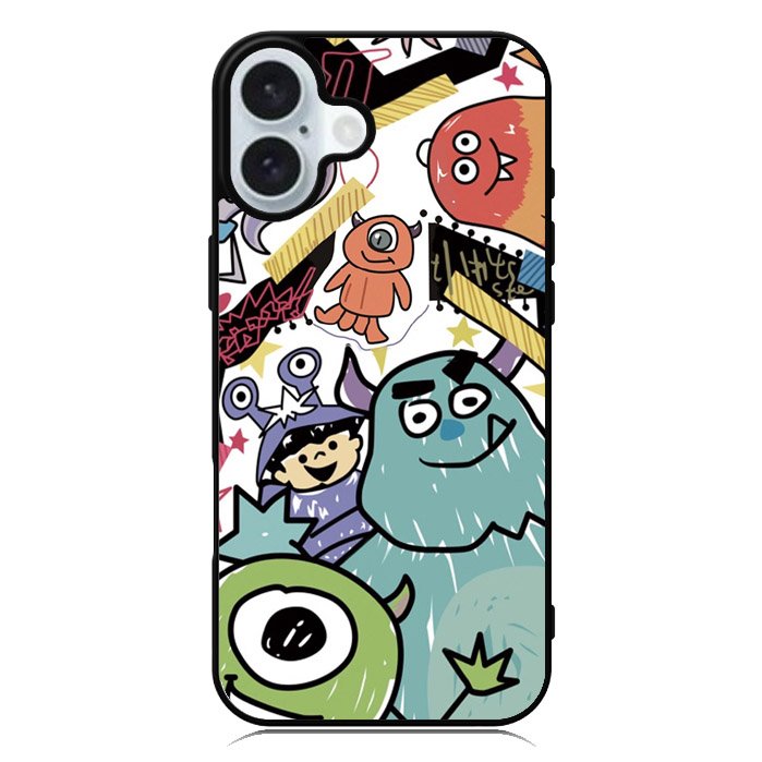 Monster Inc Characters iPhone 16 Plus Case QC10775