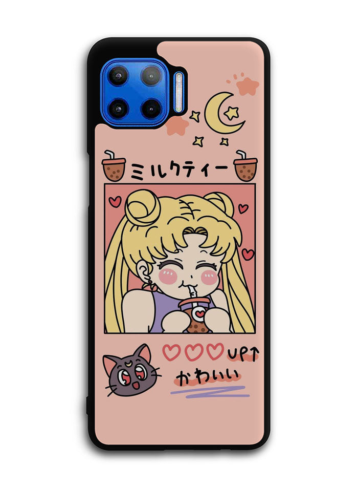 Sailor Moon Kawaii Motorola Moto One 5G Case , Moto One 5G UW Case , Moto G 5G Plus Case