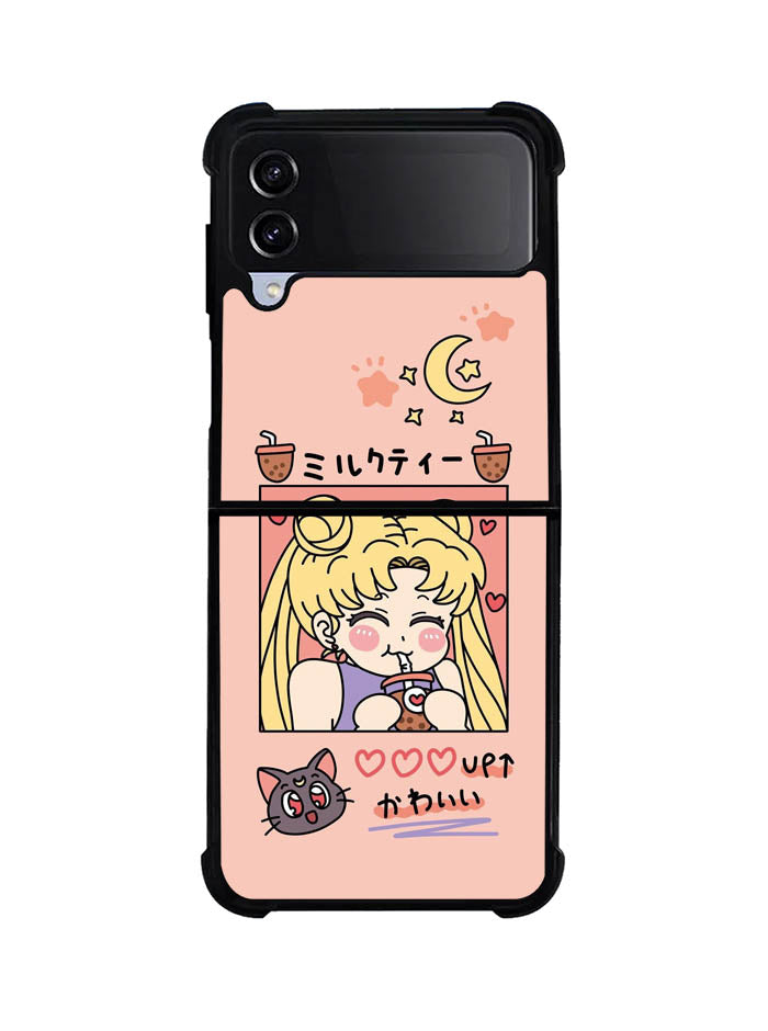 Sailor Moon Kawaii Samsung Galaxy Z Flip 4 5G 2022 Case