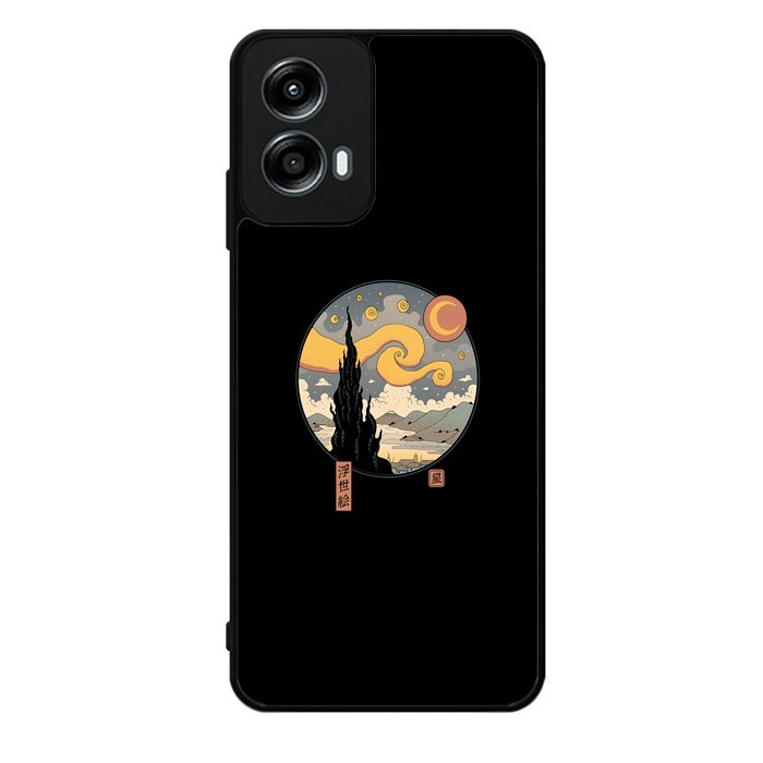 Starry Ukiyo Japanese Retro Motorola Moto G Play 2024 Case OV10824