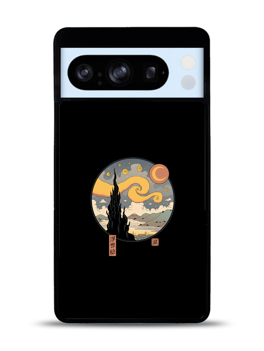Starry Ukiyo Japanese Retro Google Pixel 8 Pro Case QC10824