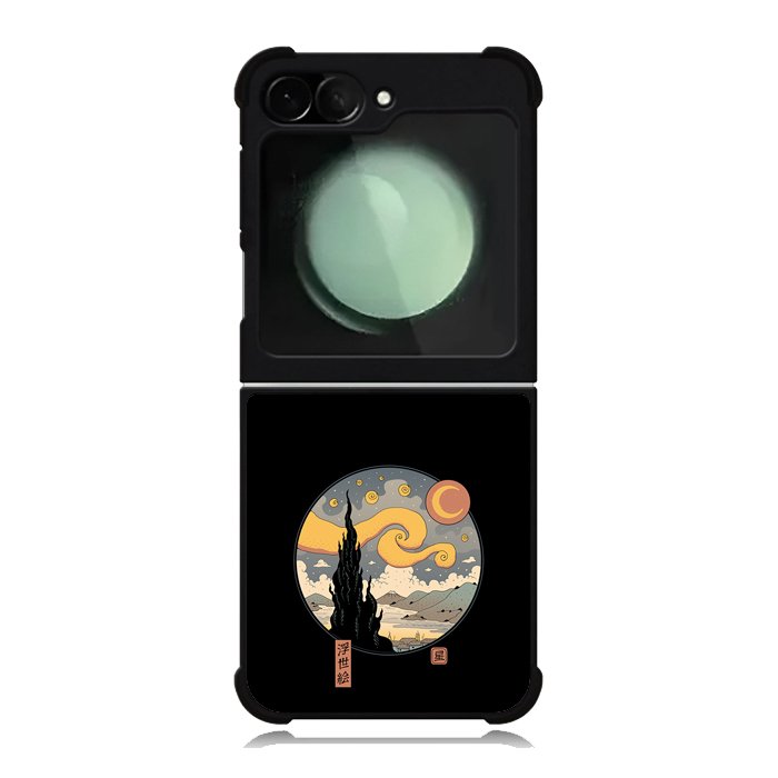 Starry Ukiyo Japanese Retro Samsung Galaxy Z Flip 6 5G 2024 Case OV10824