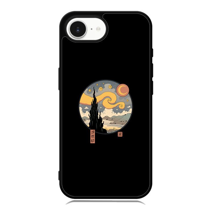 Starry Ukiyo Japanese Retro iPhone 16e Case OV10824