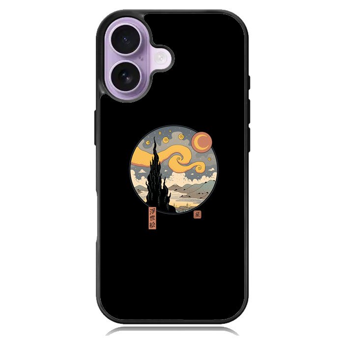 Starry Ukiyo Japanese Retro iPhone 17 Case OV10824