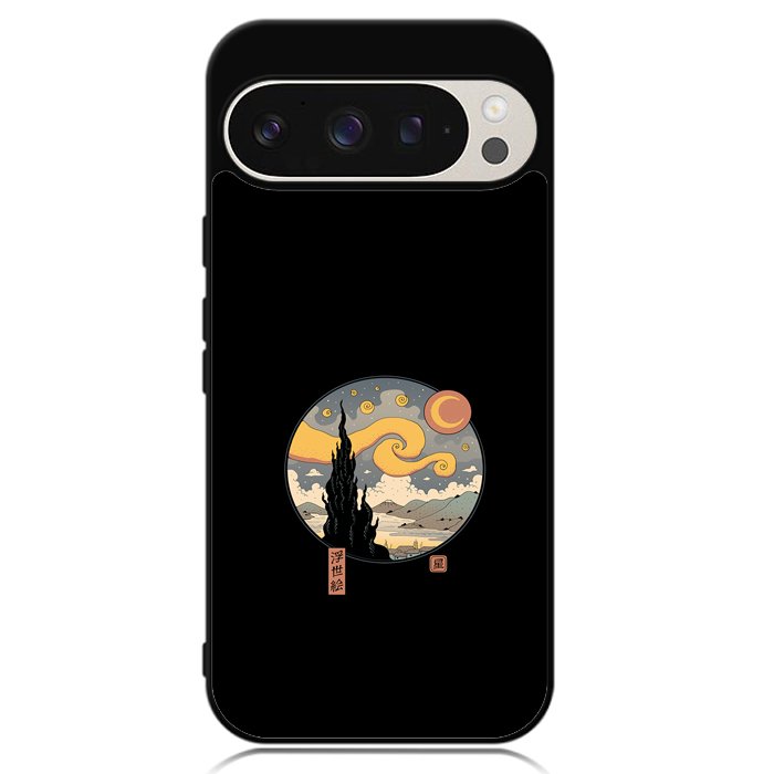 Starry Ukiyo Japanese Retro Google Pixel 9 | Pixel 9 Pro Case OV10824