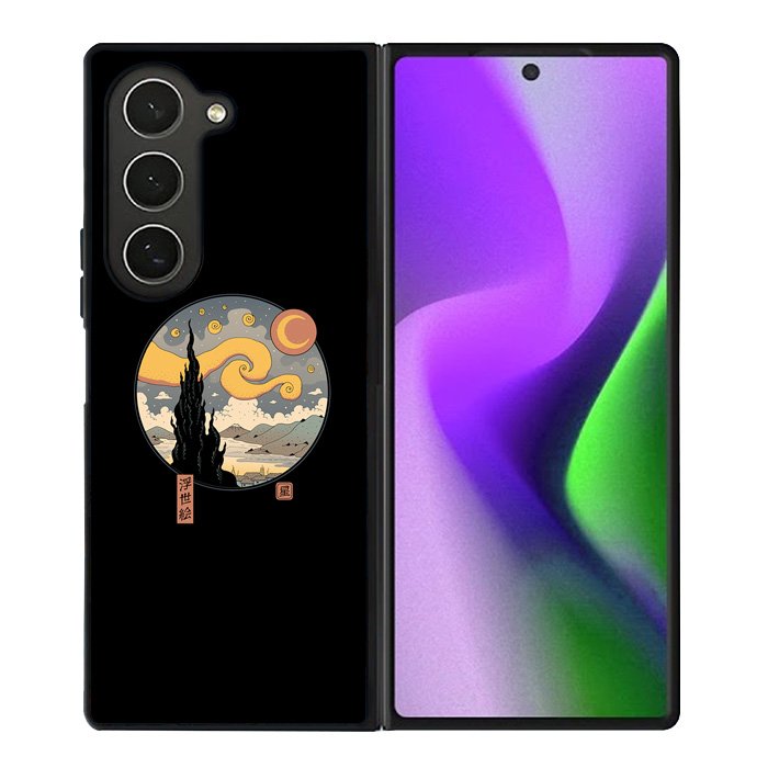 Starry Ukiyo Japanese Retro Samsung Galaxy Z Fold 6 5G 2024 Case OV10824