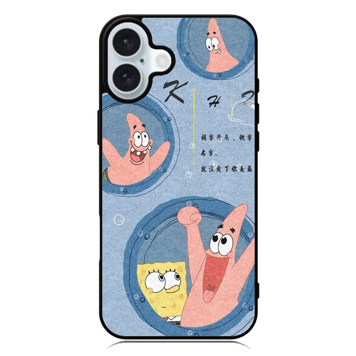 SpongeBob And Patric iPhone 16 Case QC10821