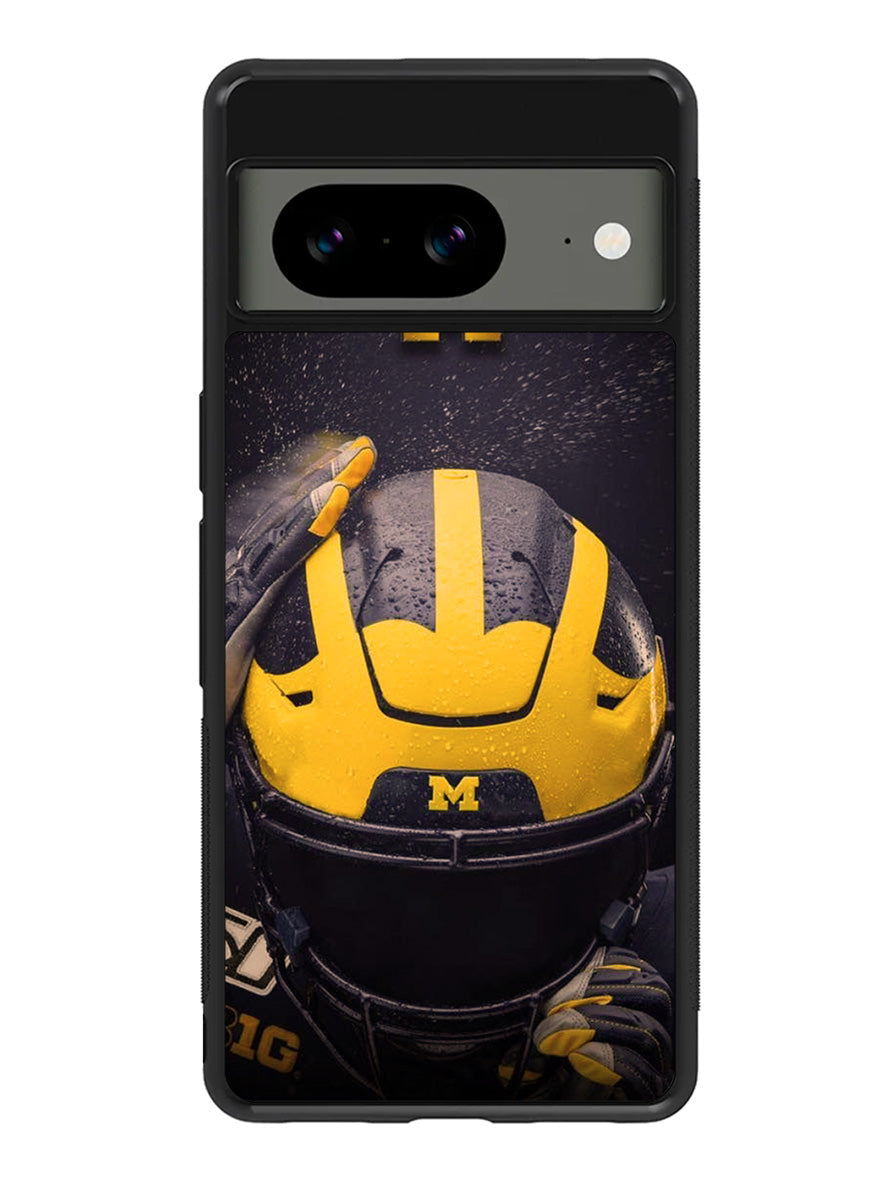 Michigan Wolverines Helmet Google Pixel 8A Case QC10771