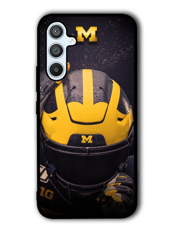 Michigan Wolverines Helmet Samsung Galaxy A14 5G Case QC10771