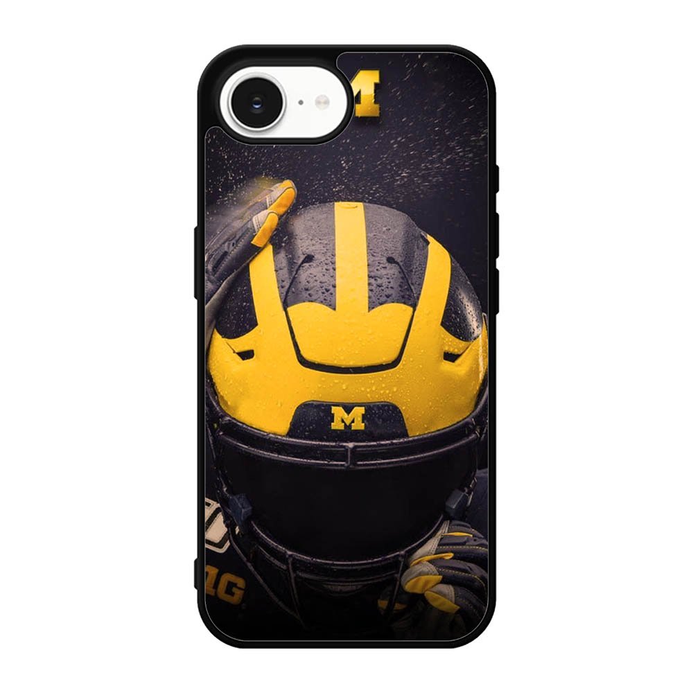 Michigan Wolverines Helmet iPhone 17e Case QC10771
