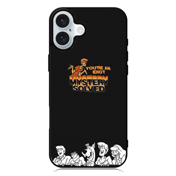 Mystery Solved Scooby Doo iPhone 16 Case QC10780