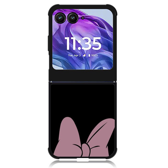 Minnie Mouse Pink Ribbon Motorola Moto Razr Plus 2024 , Moto Razr+ 2024 Case OV10500