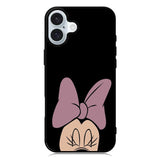 Minnie Mouse Pink Ribbon iPhone 16 Plus Case QC10500
