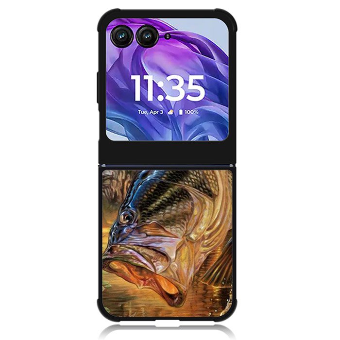 Bass Fish Motorola Moto Razr Plus 2024 , Moto Razr+ 2024 Case