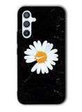 Black Marble Daisy Samsung Galaxy A14 5G Case QC10653