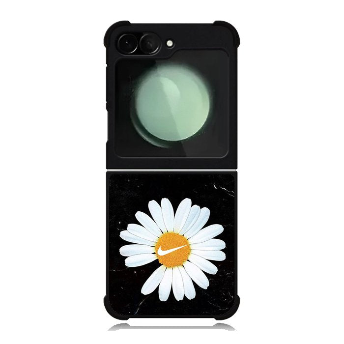 Black Marble Daisy Samsung Galaxy Z Flip 6 5G 2024 Case OV10653