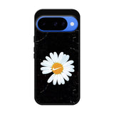 Black Marble Daisy Google Pixel 10 Case OV10653
