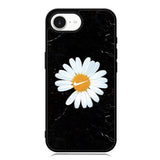 Black Marble Daisy iPhone 16e Case OV10653