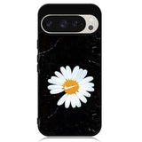 Black Marble Daisy Google Pixel 9 | Pixel 9 Pro Case OV10653