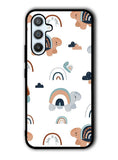 Turtle Rainbow Pattern Samsung Galaxy A14 5G Case QC10242