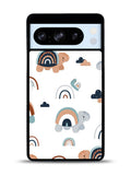 Turtle Rainbow Pattern Google Pixel 8 Pro Case QC10242