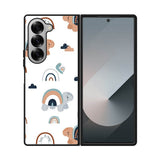 Turtle Rainbow Pattern Samsung Galaxy Z Fold 7 5G Case OV10242