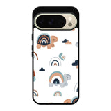 Turtle Rainbow Pattern Google Pixel 10 Pro Case OV10242