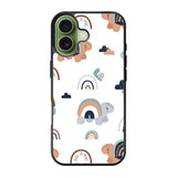 Turtle Rainbow Pattern iPhone 17 Case OV10242