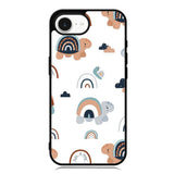 Turtle Rainbow Pattern iPhone 16e Case OV10242