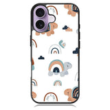 Turtle Rainbow Pattern iPhone 17 Case OV10242