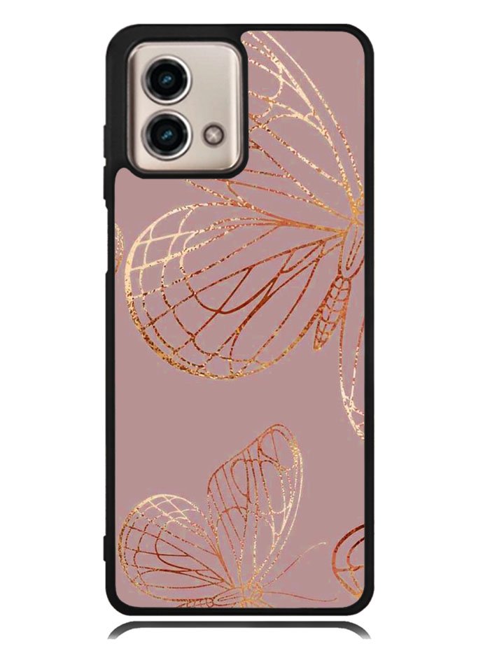 Butterfly Rose Gold Motorola Moto G Stylus 5G 2023 Case OV10341