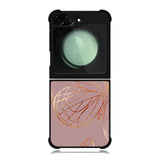 Butterfly Rose Gold Samsung Galaxy Z Flip 6 5G 2024 Case OV10341