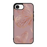 Butterfly Rose Gold iPhone 17e Case OV10341