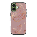 Butterfly Rose Gold iPhone 17 Case OV10341