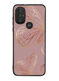 Butterfly Rose Gold Motorola Moto G Pure 2021 , Moto G Power 2022 Case OV10341
