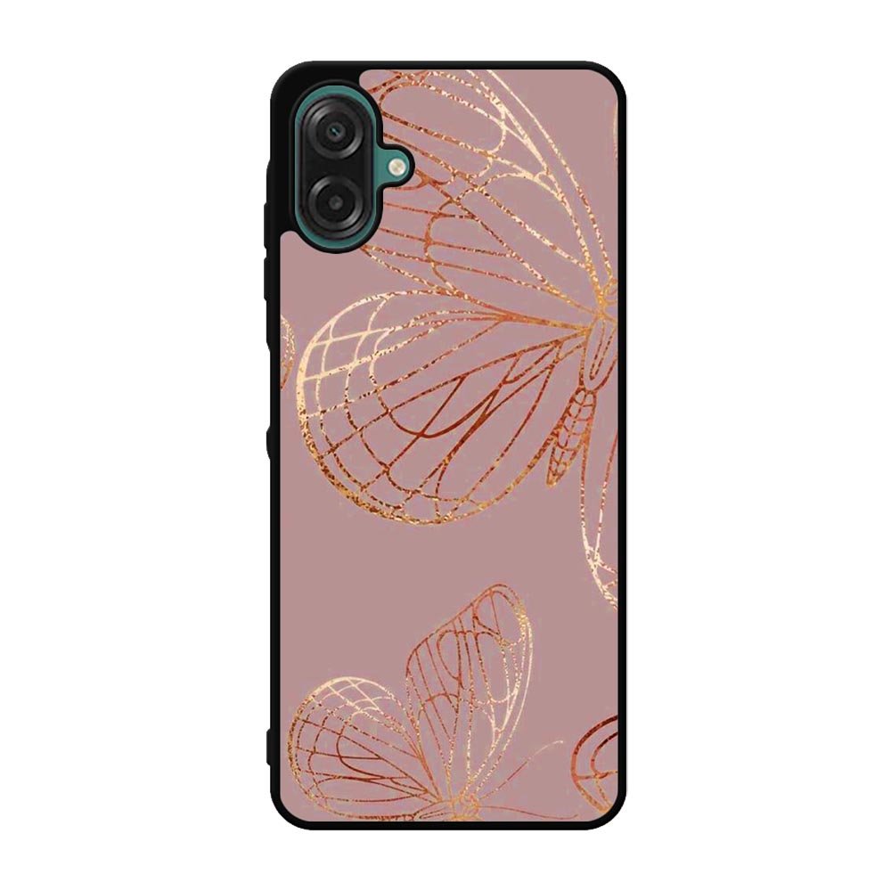 Butterfly Rose Gold Samsung Galaxy A07 Case OV10341
