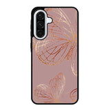 Butterfly Rose Gold Samsung Galaxy A26 5G Case RC10341