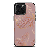 Butterfly Rose Gold iPhone 16 Pro Case OV10341