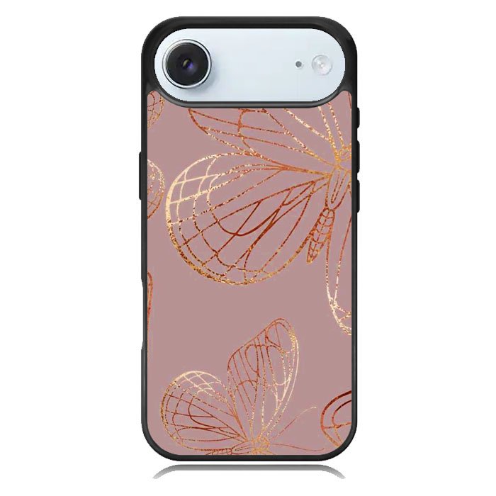 Butterfly Rose Gold iPhone 17 Air Case OV10341