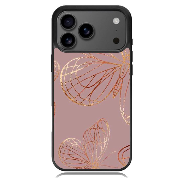 Butterfly Rose Gold Samsung Galaxy S26 Ultra Case OV10341