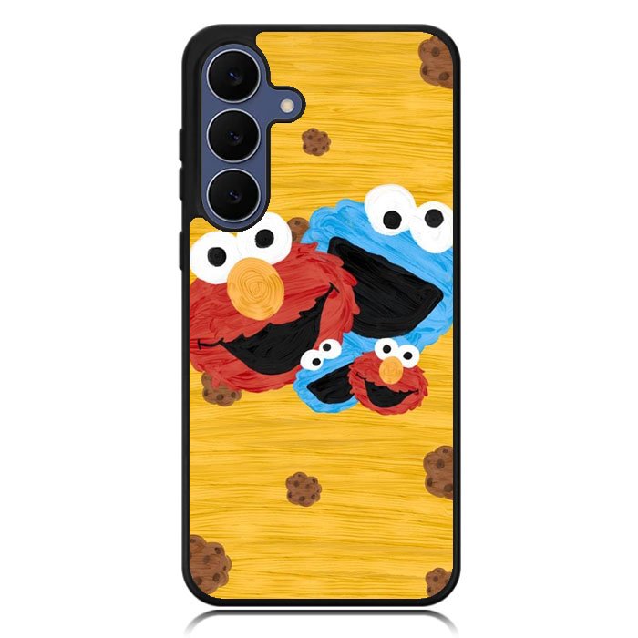 Elmo And Monster Cookie Samsung Galaxy S25 FE Case OV10365