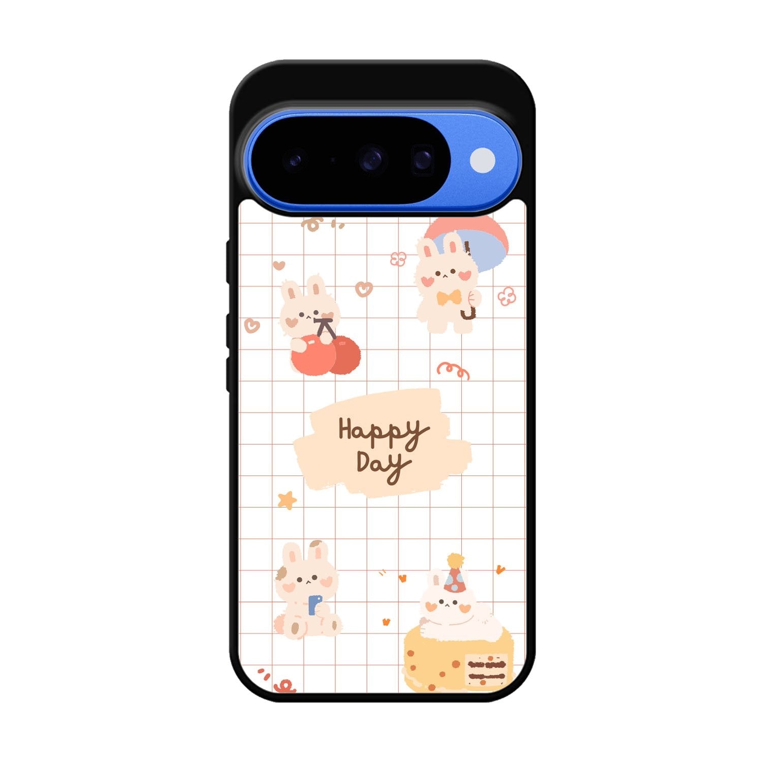 Happy Day Rabbit E2100 Google Pixel 10 Case